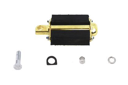 Bicycle Kick Starter Pedal and Axle Assembly Brass Plated
