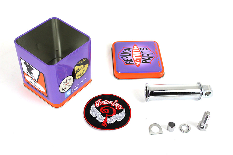 Indian Larry Style Spool Kick Pedal Chrome