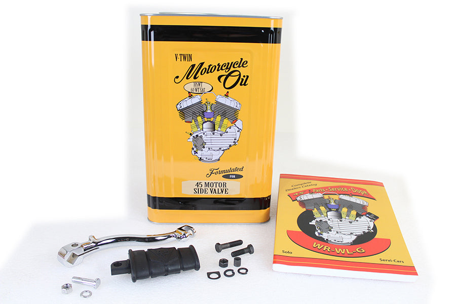 WL 45 Kick Starter Arm Assembly Chrome