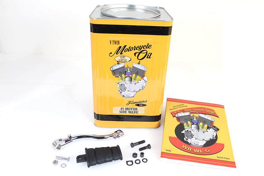 WL 45 Kick Starter Arm Assembly Chrome