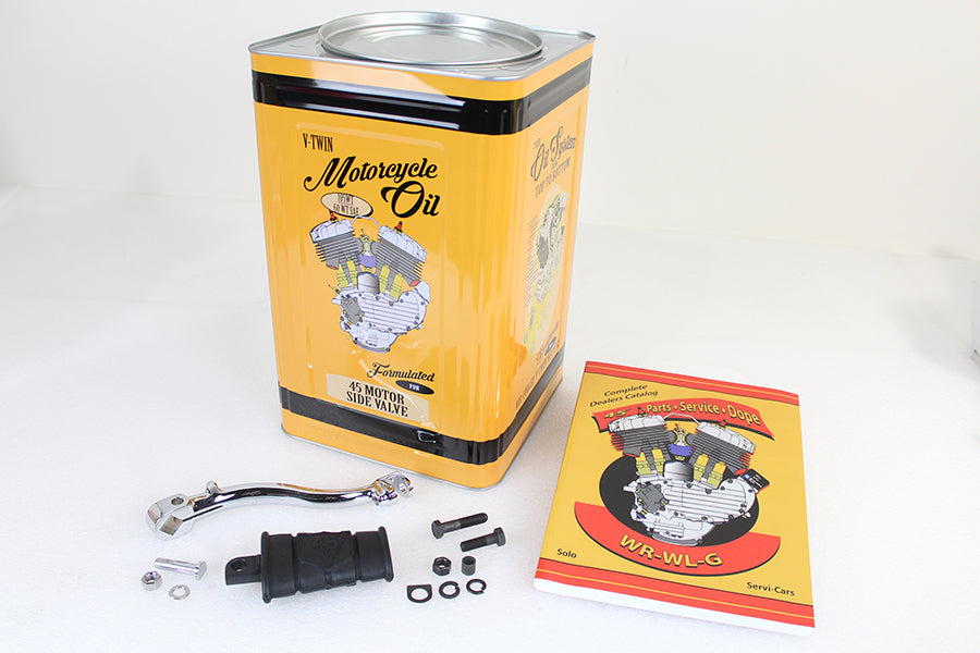 WL 45 Kick Starter Arm Assembly Chrome