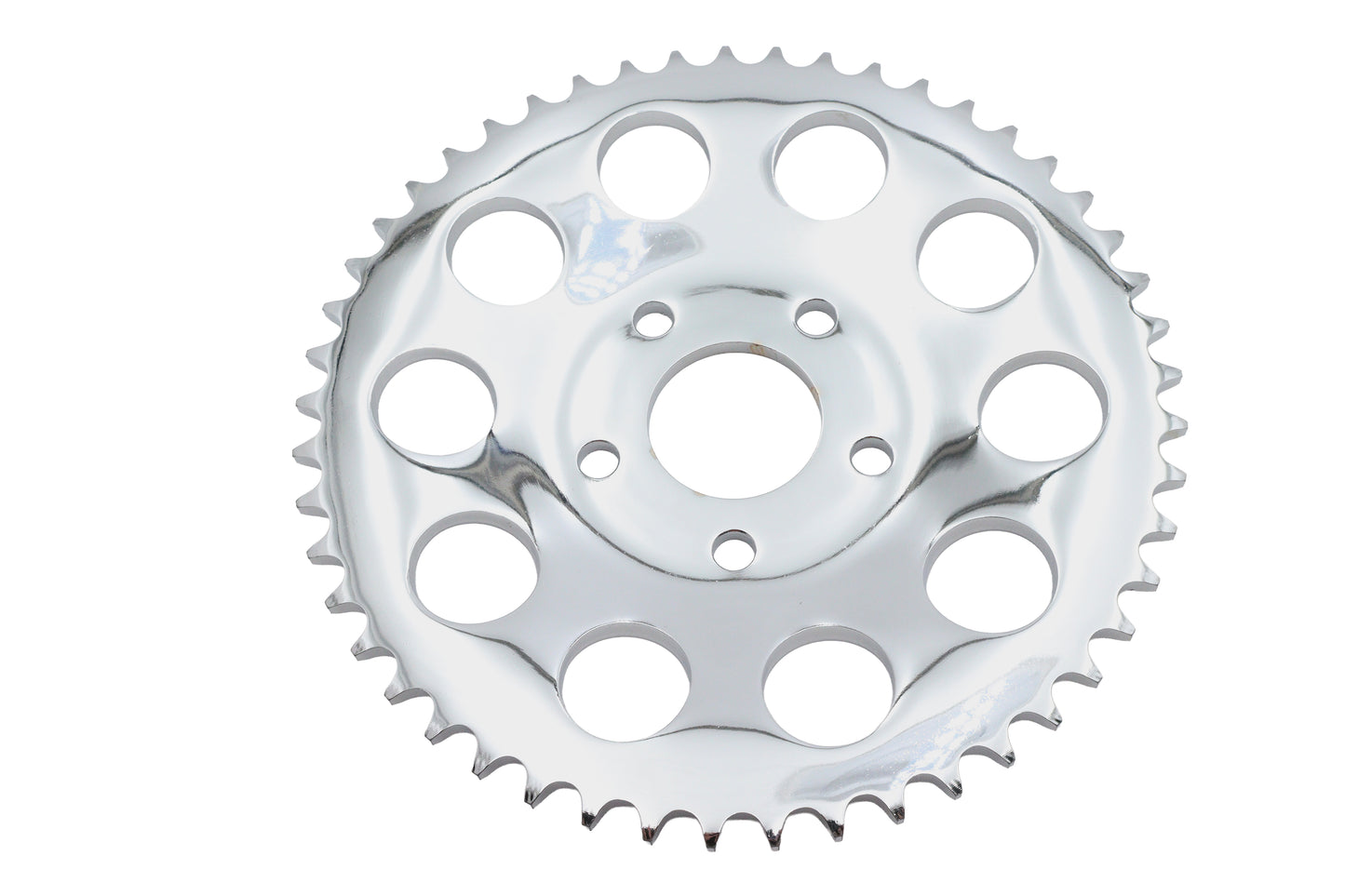 Dish Type Rear Sprocket Chrome 49 Tooth