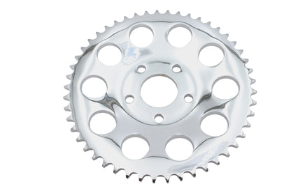 Dish Type Rear Sprocket Chrome 49 Tooth