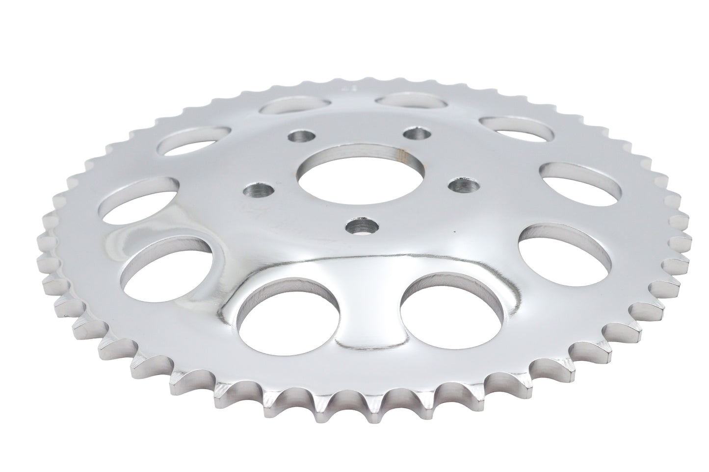 Dish Type Rear Sprocket Chrome 49 Tooth