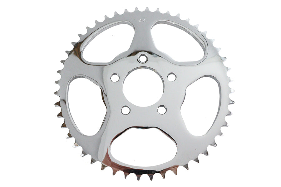 Rear Sprocket Flat Chrome 48 Tooth