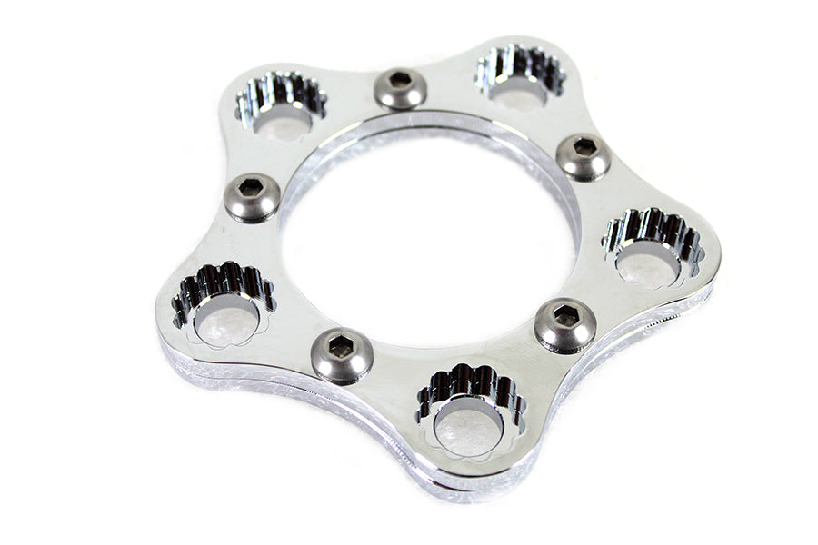 Rear Sprocket or Pulley Lock Ring Kit Chrome