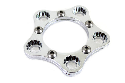 Rear Sprocket or Pulley Lock Ring Kit Chrome
