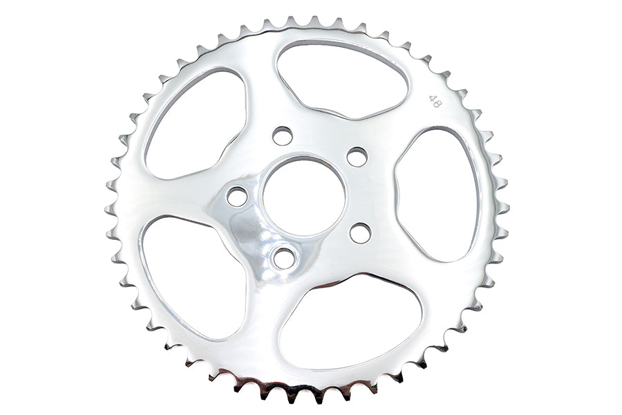 Rear Sprocket Flat Chrome 48 Tooth