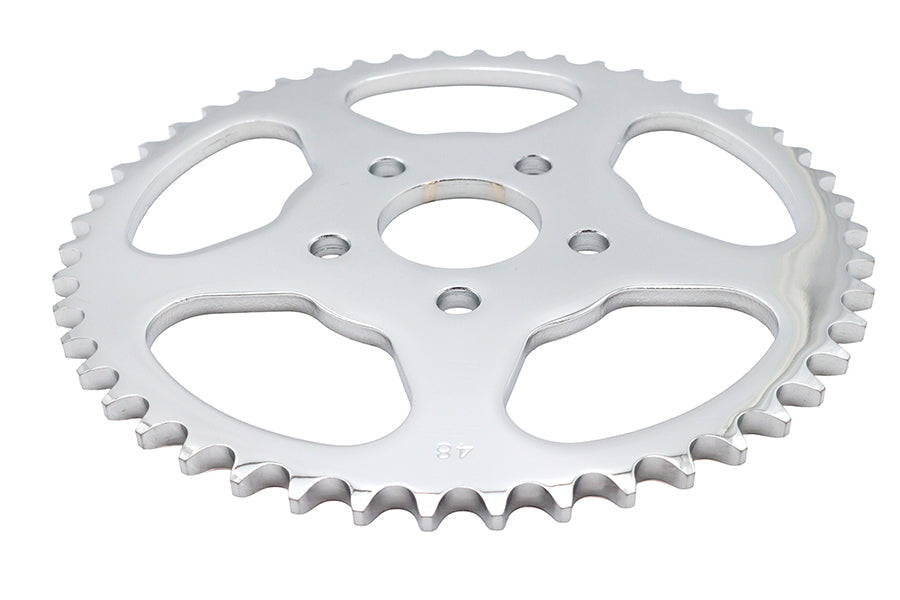 Rear Sprocket Flat Chrome 48 Tooth
