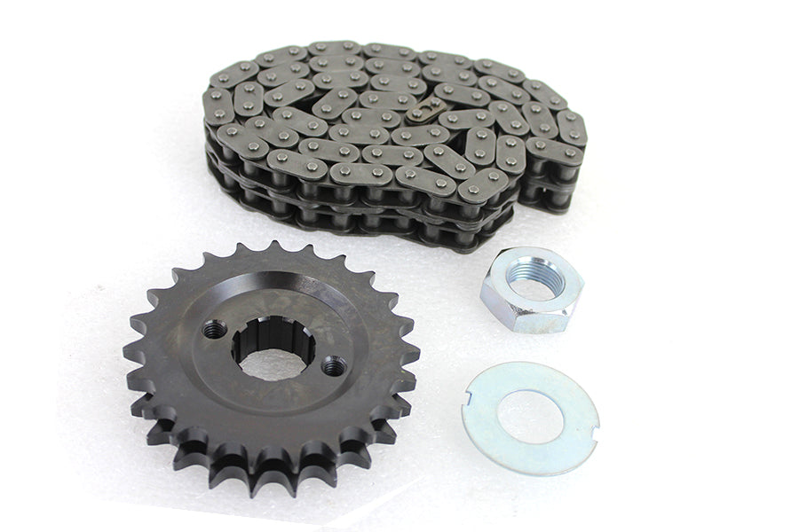23 Tooth Spline Sprocket and Chain Kit