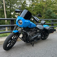 HOGWORKZ® Menace Fairing w/ Windshield in fastback blue
