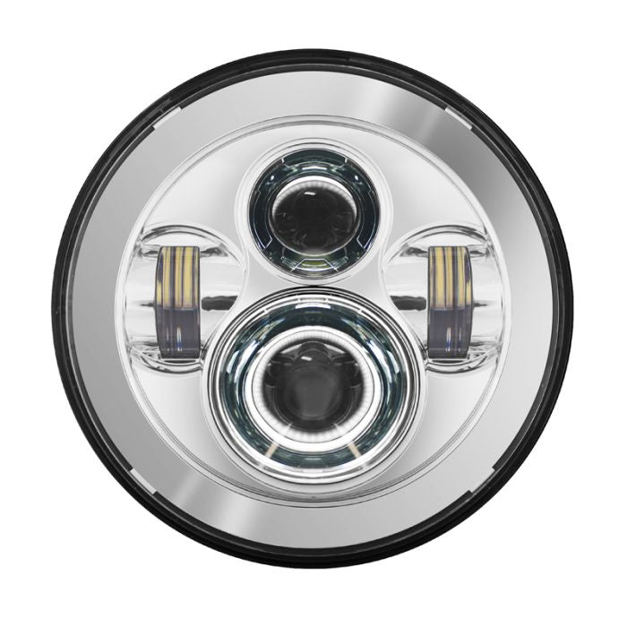 Indian® Motorcycles 7" LED Chrome Headlight from HOGWORKZ®