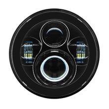 Indian® LED Headlight in Black from HOGWORKZ front