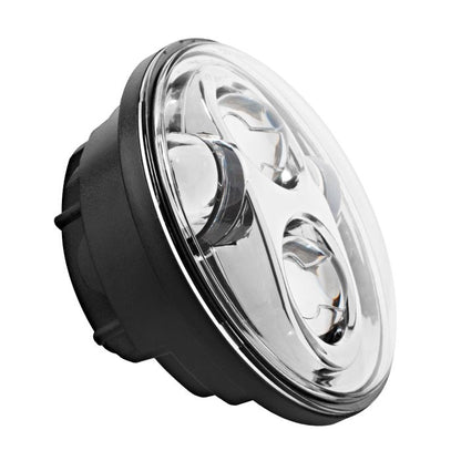 Harley® 5 3/4" Chrome LED Headlight from HOGWORKZ® angle