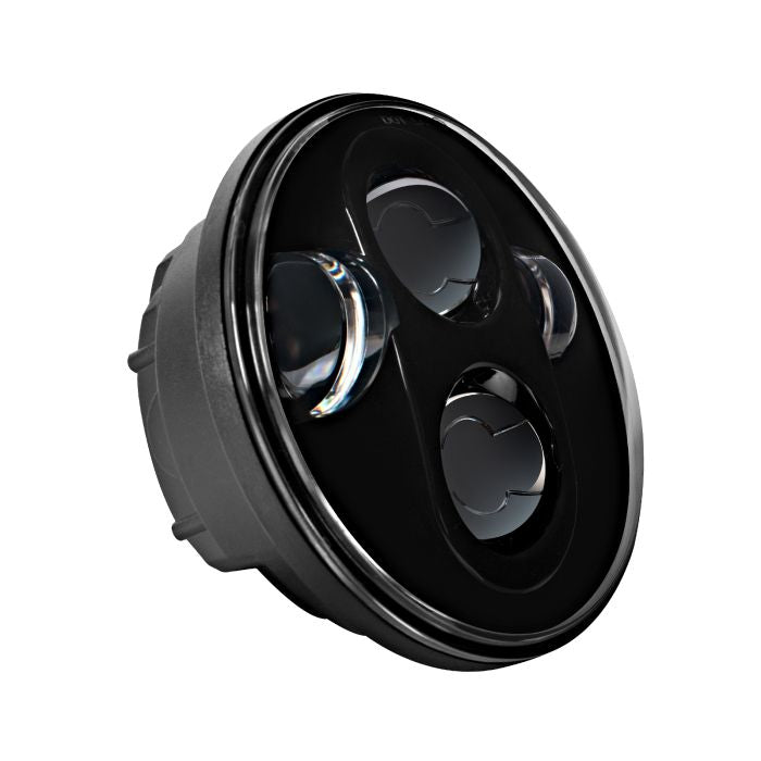 Harley® 5 3/4" Blackout LED Headlight from HOGWORKZ® angle