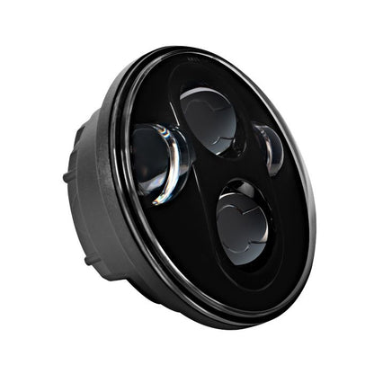 Harley® 5 3/4" Blackout LED Headlight from HOGWORKZ® angle
