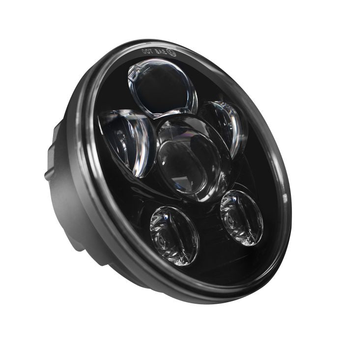 Harley® 5 3/4" Blackout LED V2™ Headlight from HOGWORKZ® angle