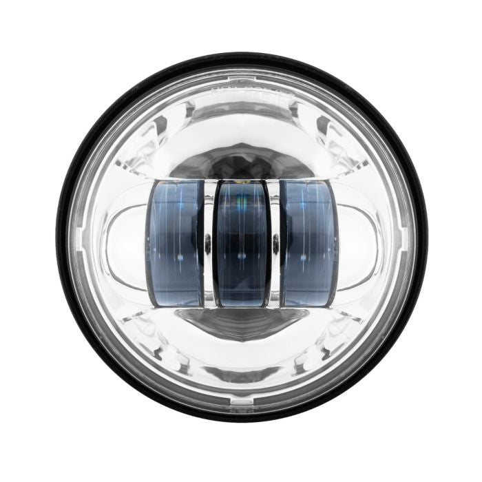Chrome 4.5" LED Auxiliary Passing Lamps for Harley® & Indian®