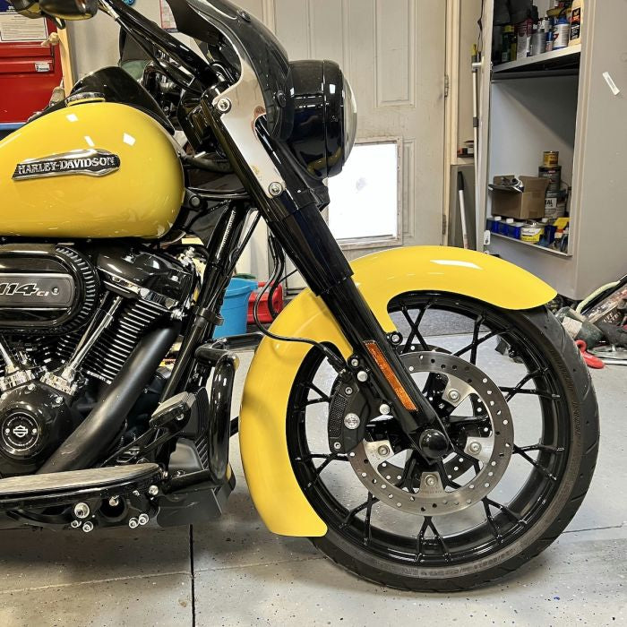 Color Matched 19" Wrapped Front Fender for Harley® Touring '96-'23