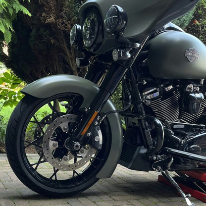 Color Matched 19" Wrapped Front Fender for Harley® Touring '96-'23