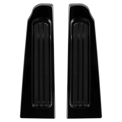 Black HOGWORKZ® Illumina Flush Fender LED System for Harley® Touring