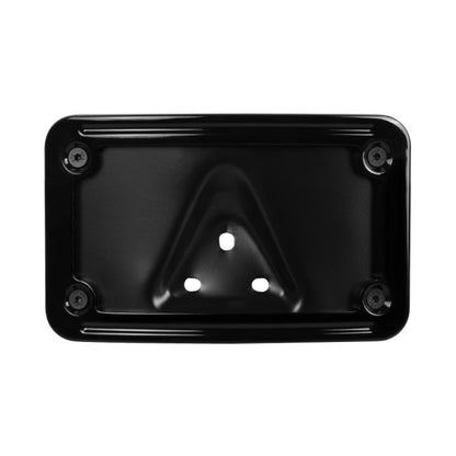 black harley laydown license plate
