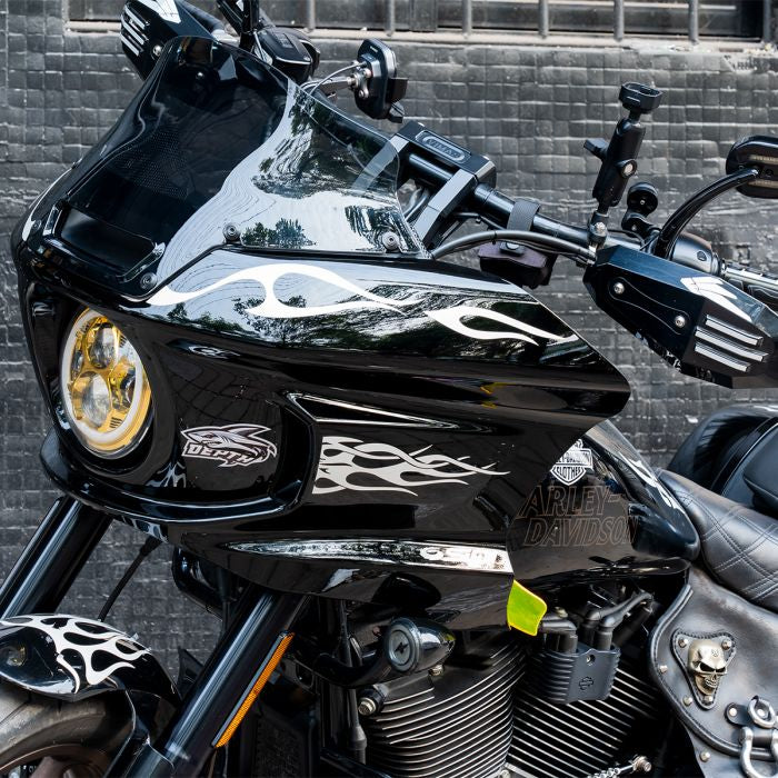 low rider st fairing deflectors yellow