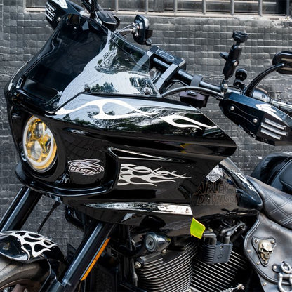 low rider st fairing deflectors yellow