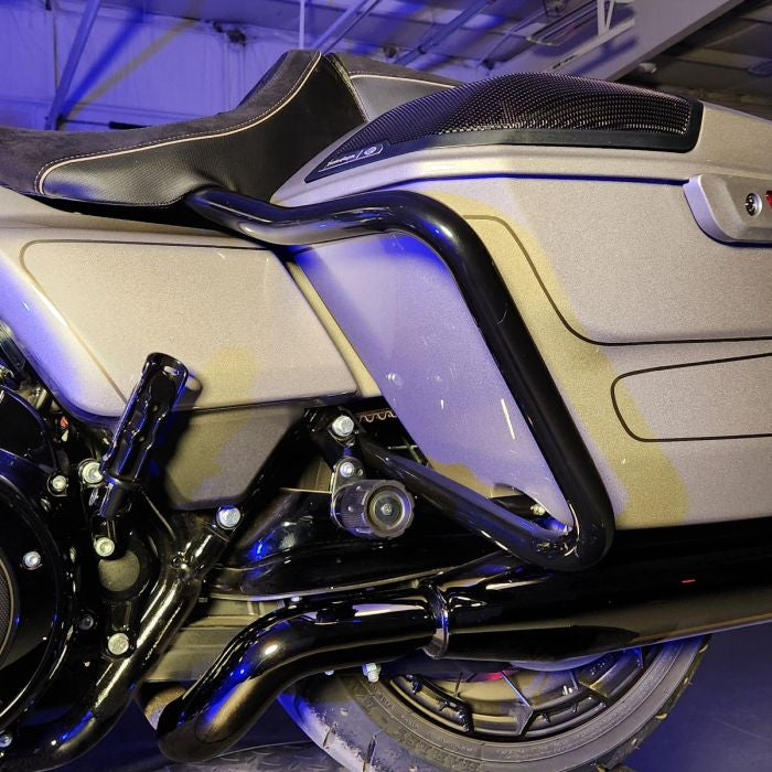 HOGWORKZ PORK CHOP SADDLEBAG GUARDS FOR HARLEY TOURING