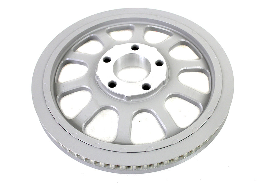 Silver Rear Belt Pulley 66 Tooth