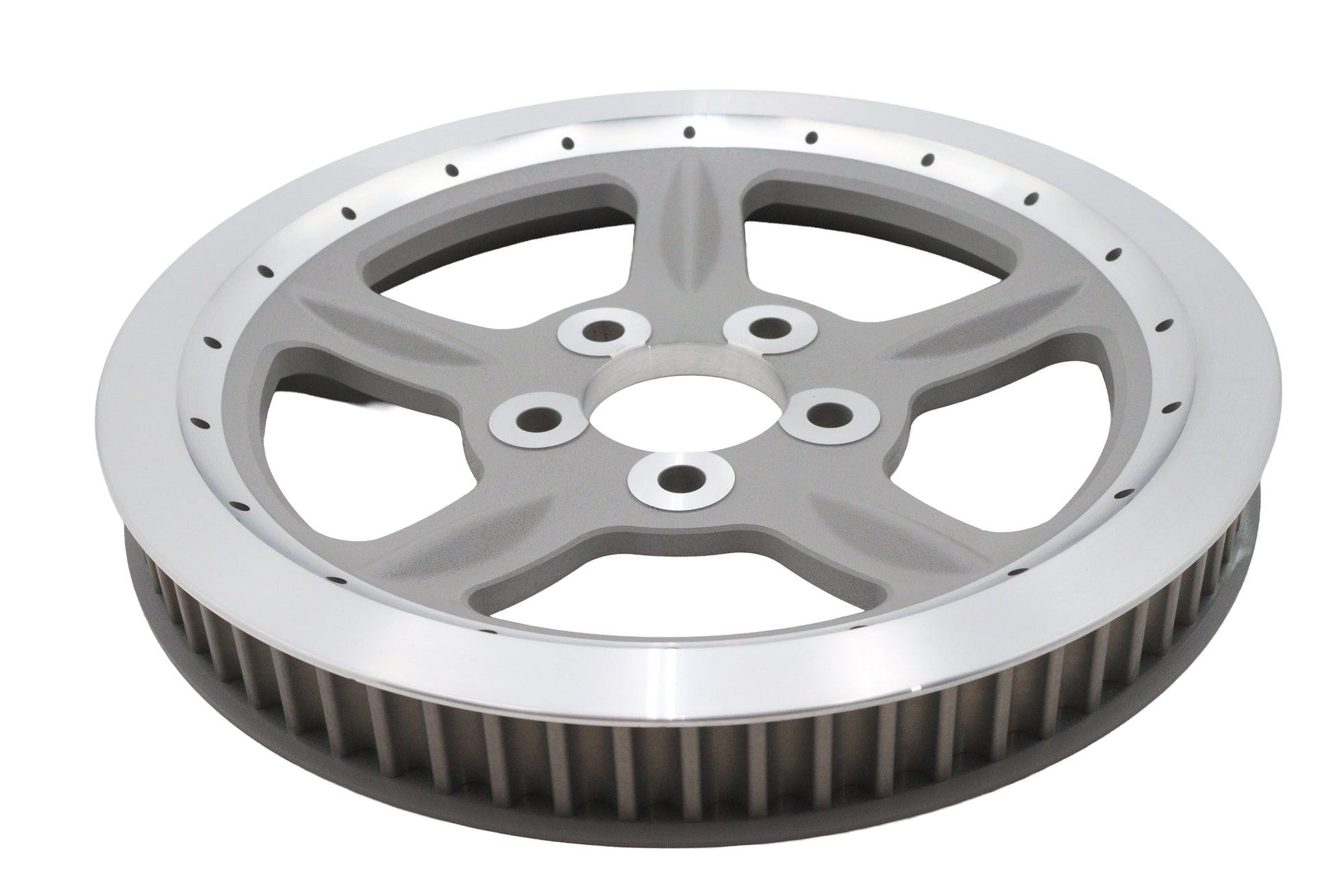 Silver Rear Belt Pulley 68 Tooth