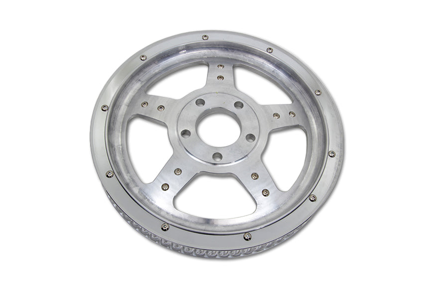 Rear Drive Pulley 68 Tooth Chrome