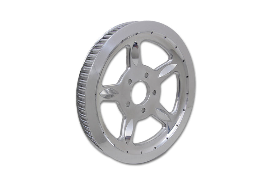 Rear Drive Pulley 68 Tooth Chrome