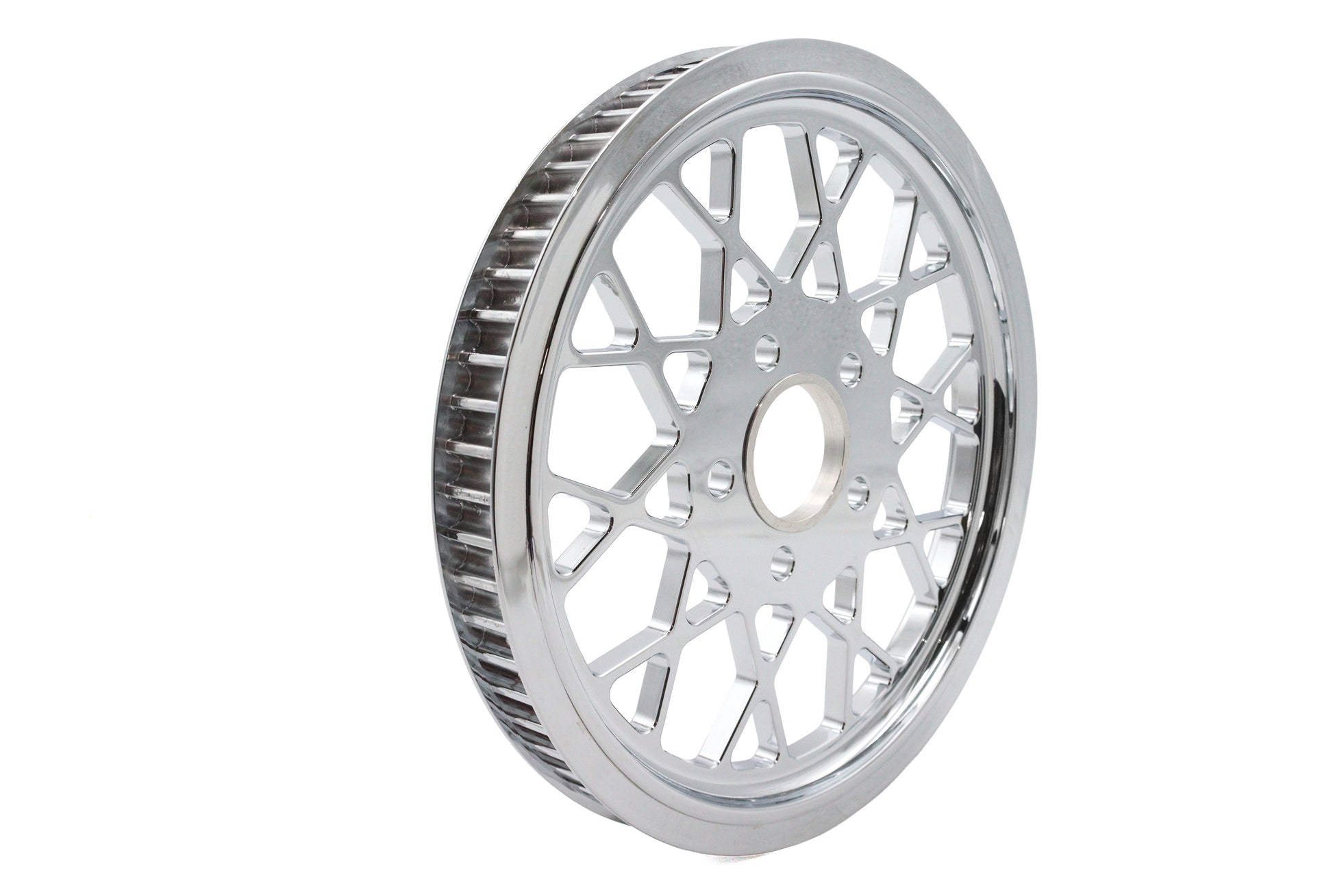 Classic Spoke Rear Drive Pulley 65 Tooth Chrome