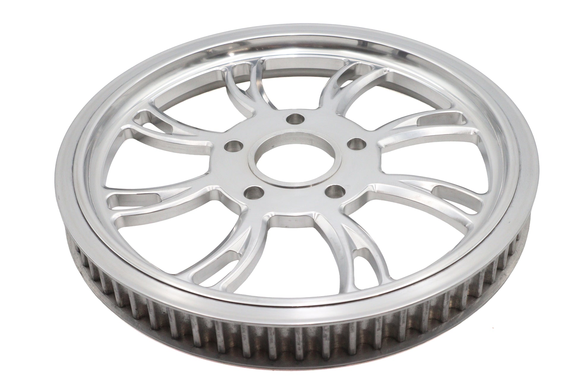 Vortex Rear Drive Pulley 65 Tooth Polished