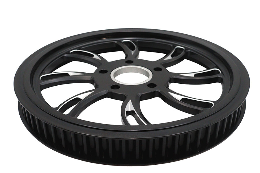 Vortex Rear Drive Pulley 65 Tooth Black Cut