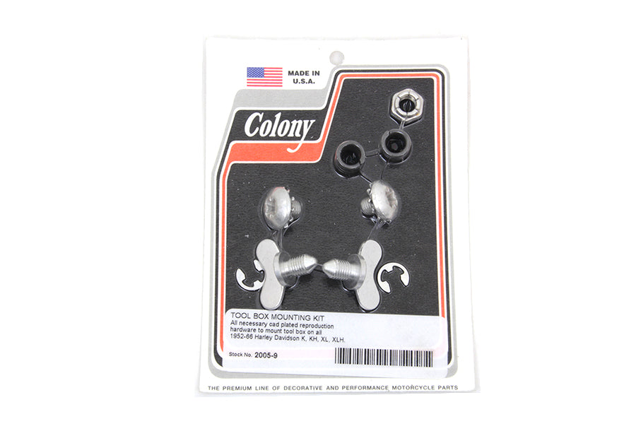 Tool Box Mounting Kit Cadmium