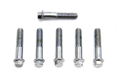 D-Ring Chrome Rocker Arm Cover Screw Set