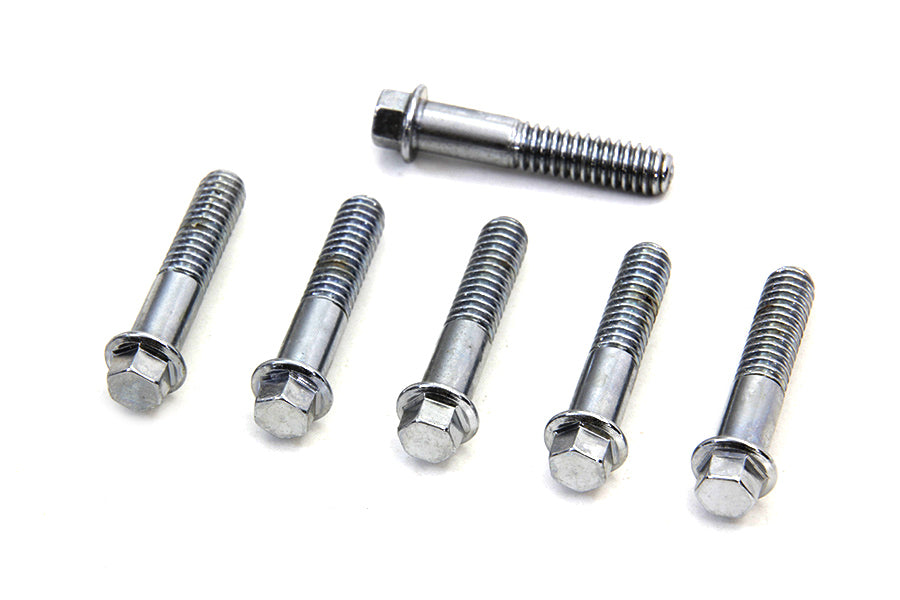 D-Ring Chrome Rocker Arm Cover Screw Set