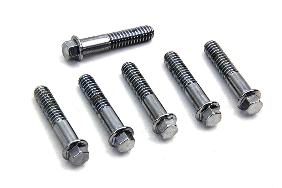 D-Ring Chrome Rocker Arm Cover Screw Set