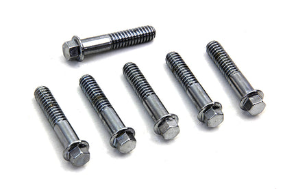 D-Ring Chrome Rocker Arm Cover Screw Set