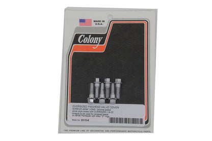 D-Ring Chrome Rocker Arm Cover Screw Set