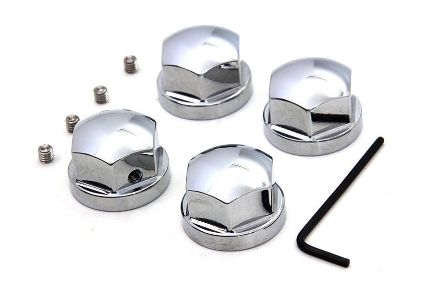 Engine Cylinder Head Bolt Cover Chrome