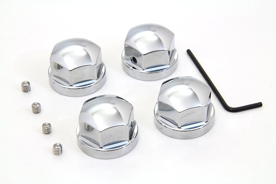 Engine Cylinder Head Bolt Cover Chrome