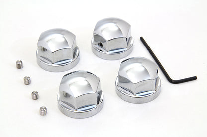 Engine Cylinder Head Bolt Cover Chrome