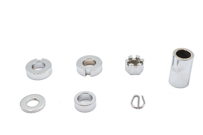 Rear Axle Spacer Kit Chrome