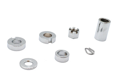 Rear Axle Spacer Kit Chrome