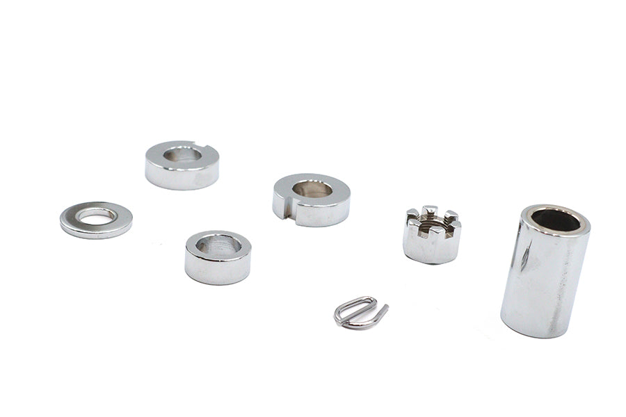 Rear Axle Spacer Kit Chrome