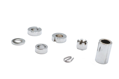 Rear Axle Spacer Kit Chrome
