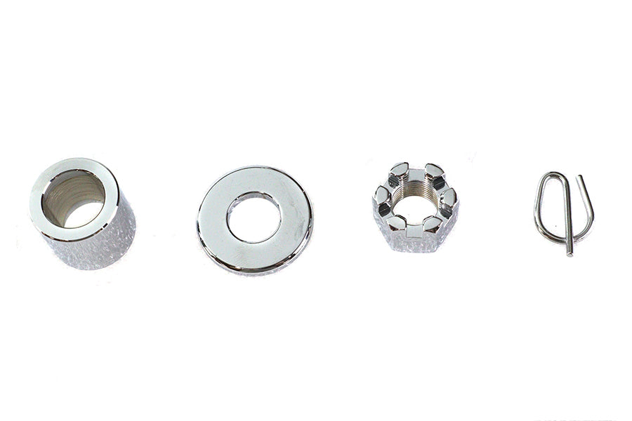 Front Axle Spacer Kit Chrome